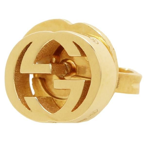 グッチ ピアス アクセサリー インターロッキングG ゴールド レディース GUCCI 662111 J8500 8000 詳細画像