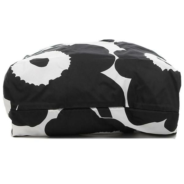 マリメッコ トートバッグ エコバッグ スマートバッグ ウニッコ ブラック ホワイト レディース MARIMEKKO 091492 190 A4対応 詳細画像