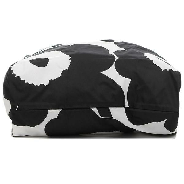 マリメッコ トートバッグ エコバッグ スマートバッグ ウニッコ ブラック ホワイト レディース MARIMEKKO 091492 190 A4対応 詳細画像