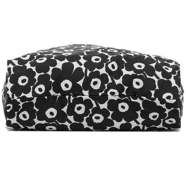 マリメッコ トートバッグ エコバッグ スマートバッグ ウニッコ ブラック ホワイト レディース MARIMEKKO 091493 190 A4対応 詳細画像