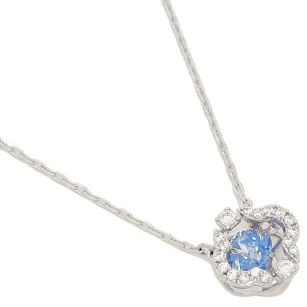 スワロフスキー ネックレス アクセサリー ペンダント シルバー ブルー レディース SWAROVSKI 5642927 SPARKLING DANCE SILVER BLUE