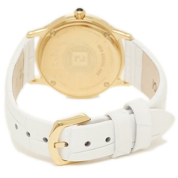 フェンディ 腕時計 レディース FENDI F250424541D1 ホワイトパール/ゴールド 詳細画像