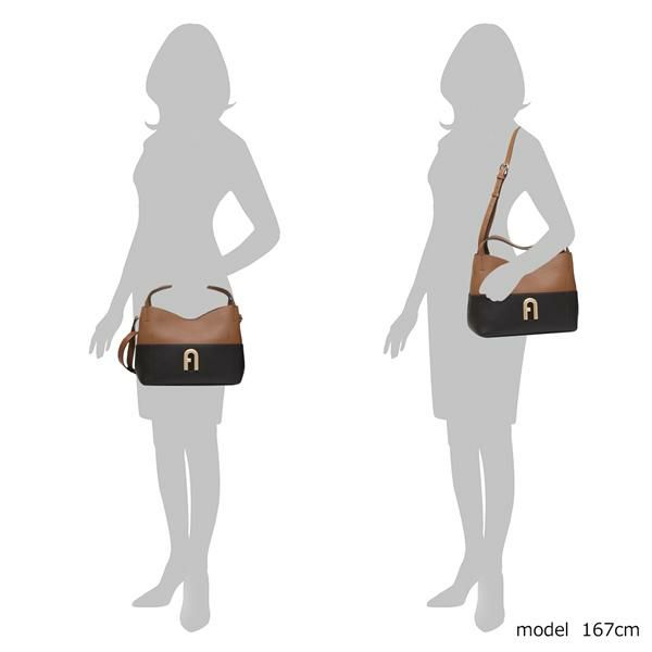 フルラ ハンドバッグ ショルダーバッグ プリムラ Sサイズ ブラック ブラウン レディース FURLA WB00507 BX0642 O9200 詳細画像