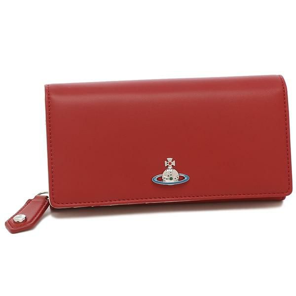 ヴィヴィアンウエストウッド 長財布 ナッパ クラシック レッド レディース VIVIENNE WESTWOOD 51060025 L001L H406