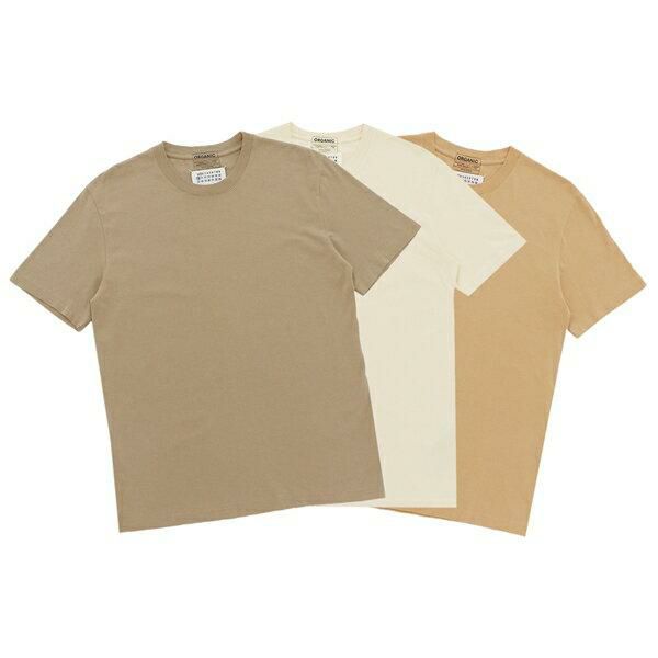 メゾンマルジェラ Tシャツ ベージュ ブラウン メンズ Maison