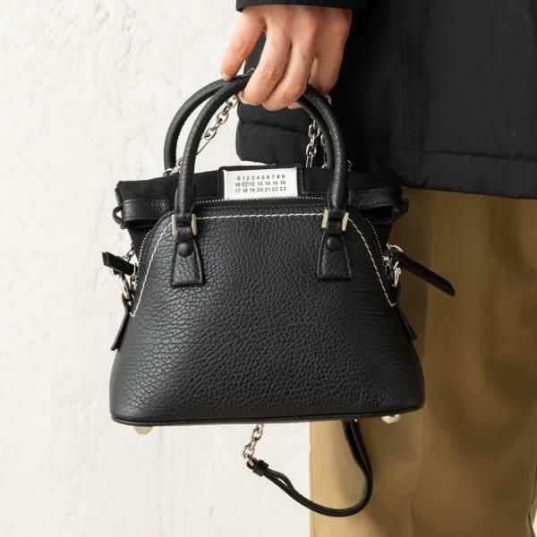 メゾンマルジェラ ハンドバッグ ショルダーバッグ ファイブエーシー クラシック ブラック Maison Margiela S56WG0081 P4455 T8013