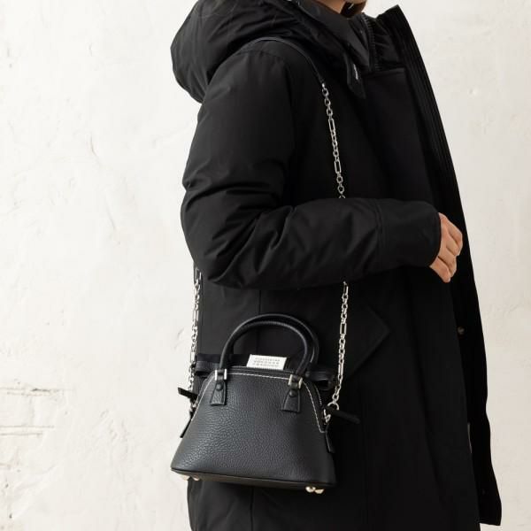 メゾンマルジェラ ハンドバッグ ショルダーバッグ ファイブエーシー クラシック ブラック Maison Margiela S56WG0081 P4455 T8013 詳細画像