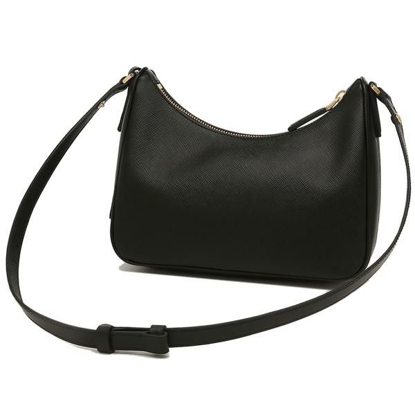 プラダ ショルダーバッグ サフィアーノ トライアングルロゴ ブラック レディース PRADA 1BC204 NZV JOM F0632 詳細画像