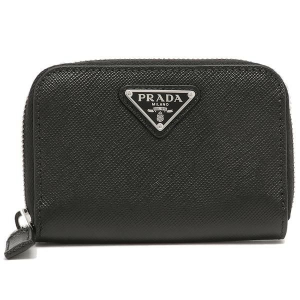 プラダ コインケース サフィアーノ トライアングルロゴ ブラック メンズ PRADA 2MM003 QHH F0002 詳細画像