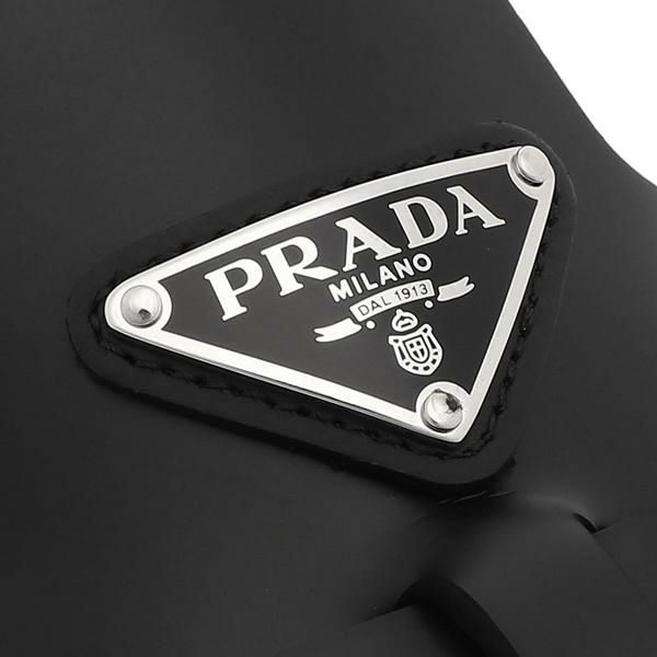 プラダ サンダル ラバーサンダル トライアングルロゴ ブラック メンズ PRADA 2X3083 3LKK F0002 詳細画像