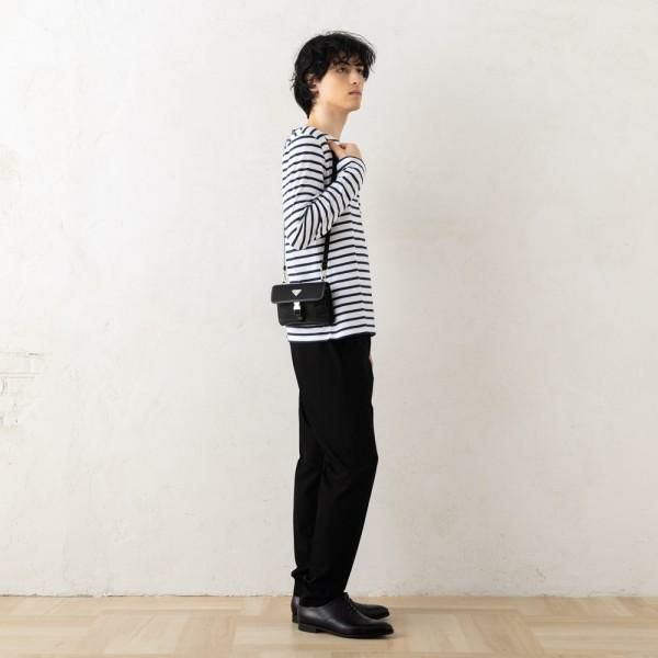 プラダ ショルダーバッグ リナイロン サファイアーノレザー スマホホルダー スマートフォンケース ブラック メンズ レディース PRADA 2ZH108 2DMH F0002 詳細画像