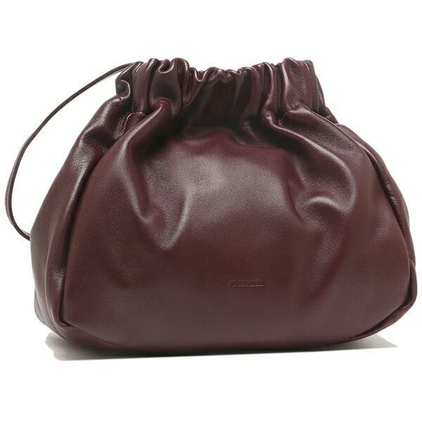 ジルサンダー ショルダーバッグ スクランチ レッド レディース JIL SANDER J08WD0023P 4846 609