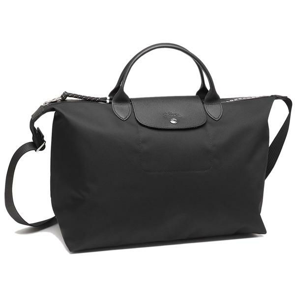 ロンシャン ハンドバッグ ショルダーバッグ プリアージュ エナジー Lサイズ 2WAY ブラック レディース LONGCHAMP 1630 HSR 001 A4対応