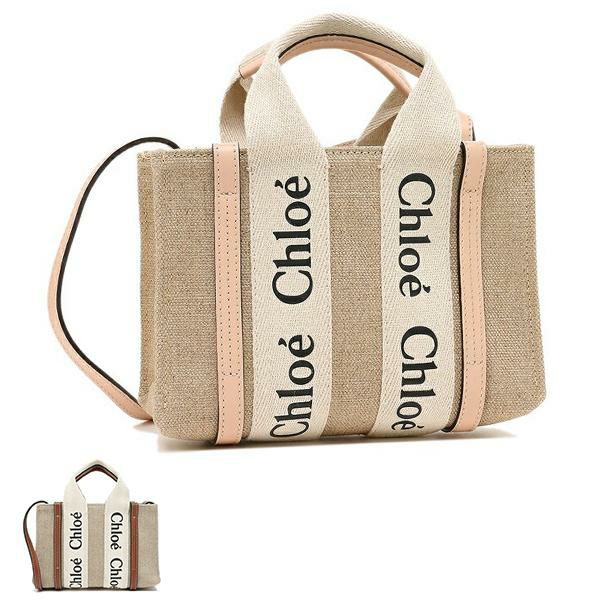 クロエ トートバッグ ショルダーバッグ ウッディ 2WAY ミニバッグ レディース CHLOE CHC22AP237I26
