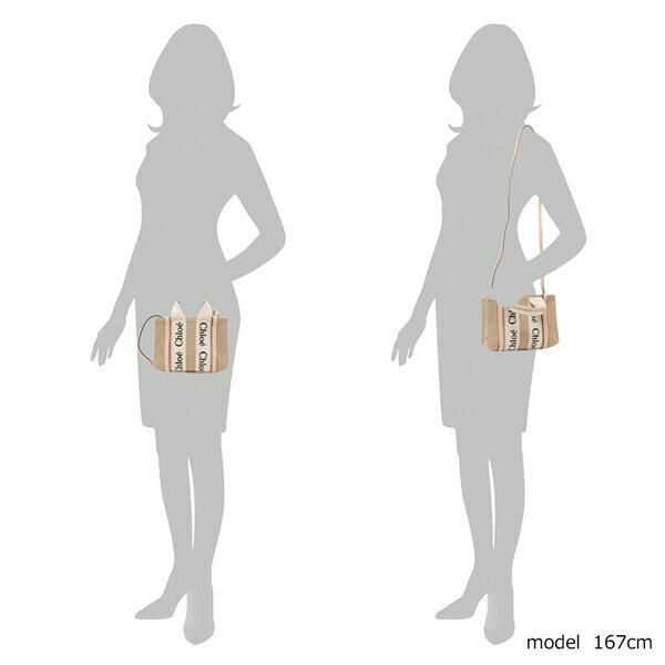 クロエ トートバッグ ショルダーバッグ ウッディ 2WAY ミニバッグ レディース CHLOE CHC22AP237I26 詳細画像