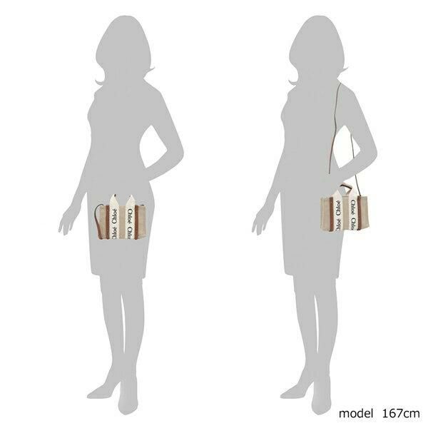 クロエ トートバッグ ショルダーバッグ ウッディ 2WAY ミニバッグ レディース CHLOE CHC22AP237I26 詳細画像