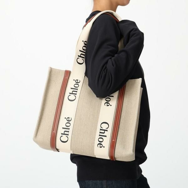 クロエ トートバッグ ウッディ レディース CHLOE CHC22AS383I26 詳細画像