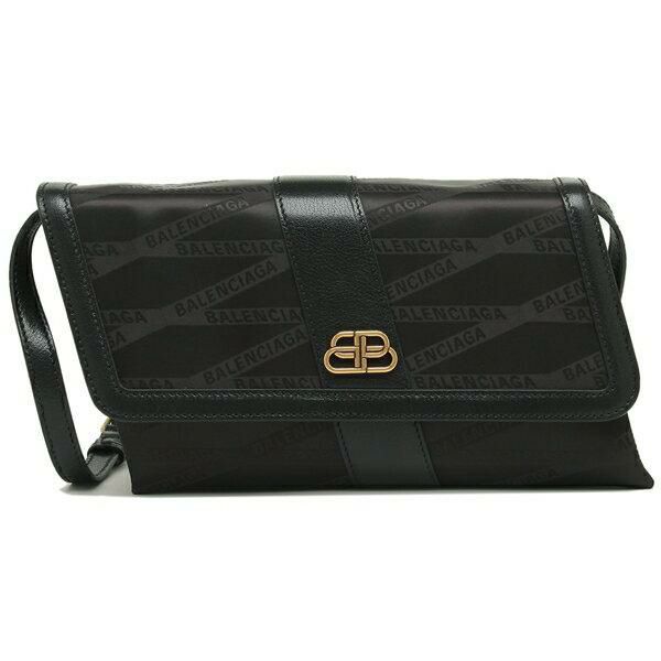 【訳ありアウトレット】バレンシアガ バッグ ショルダーバッグ 財布ポシェット レディース BALENCIAGA 580161 9291M 1000 ブラック ホワイト【ラッピング不可商品】 詳細画像