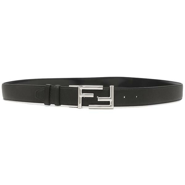フェンディ ベルト ロゴ ブラック メンズ FENDI 7C0344 70JF F0GXN 詳細画像