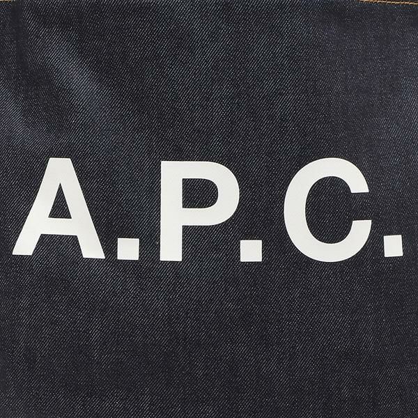 アーペーセー トートバッグ ネイビー ブラウン メンズ レディース APC CODDP M61444 CAF A4対応 詳細画像