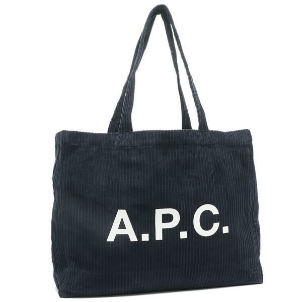 アーペーセー トートバッグ ネイビー メンズ レディース APC M61443 COEZQ IAK A4対応