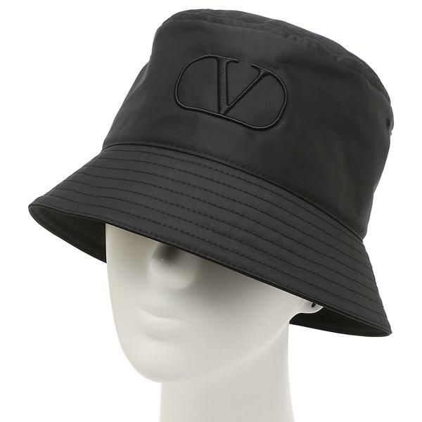 ヴァレンティノ 帽子 バケットハット ブラック メンズ VALENTINO GARAVANI 1Y2HGA11NYB 0NO 詳細画像