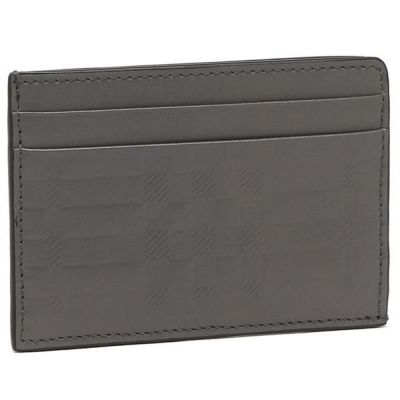 バーバリー カードケース グレー メンズ BURBERRY 8058350 B3315