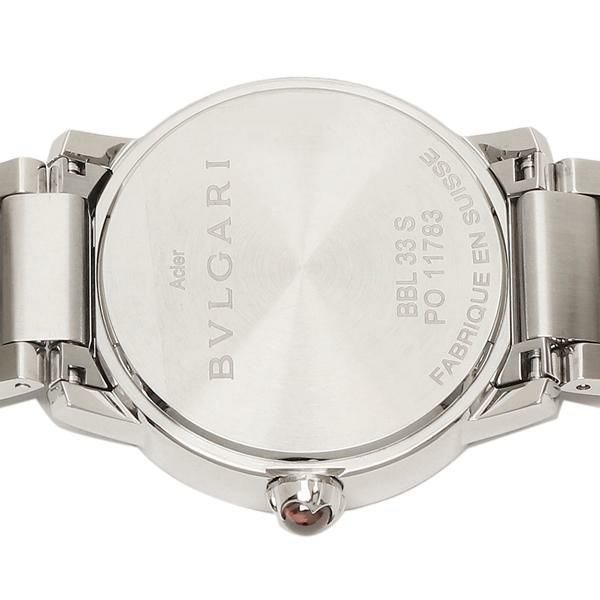 ブルガリ 時計 レディース ブルガリブルガリ 33mm 自動巻 ホワイトパール シルバー BVLGARI BBL33WSS12 ステンレス 詳細画像