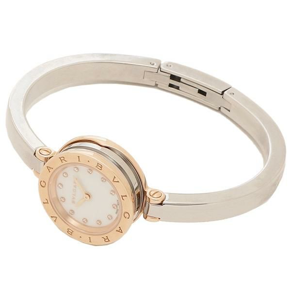 ブルガリ 時計 レディース ビーゼロワン 23mm クォーツ ホワイト シルバー BVLGARI BZ23WSGS12.M ステンレス 詳細画像