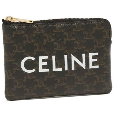 セリーヌ カードケース フラグメントケース トリオンフキャンバス ロゴ コインケース ブラック レディース CELINE 10C662CA2 38NO