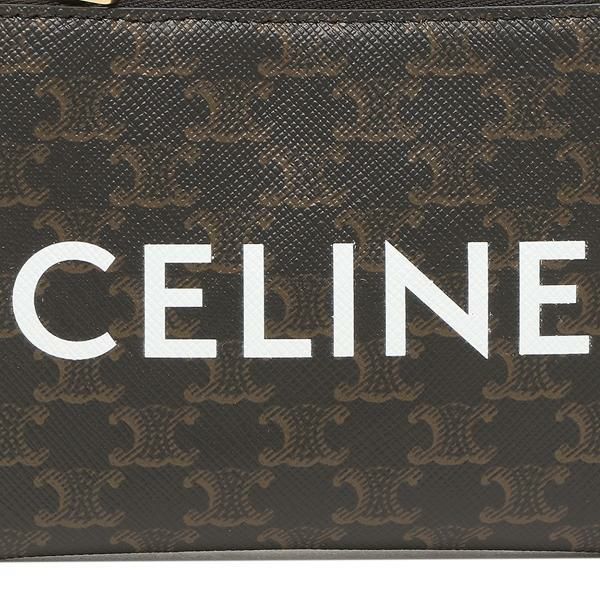 セリーヌ カードケース フラグメントケース トリオンフキャンバス ロゴ コインケース ブラック レディース CELINE 10C662CA2 38NO 詳細画像