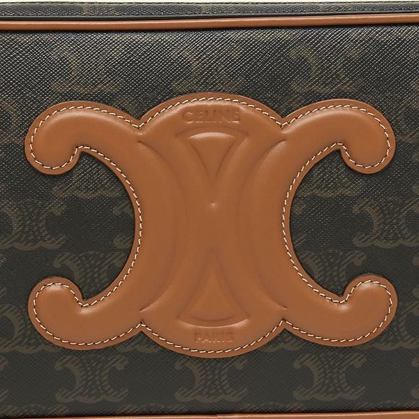 セリーヌ ショルダーバッグ トリオンフ キャンバス カメラ ブラウン レディース CELINE 199182EIN 04LU 詳細画像