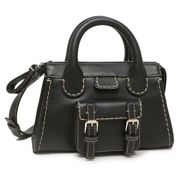 クロエ ハンドバッグ ショルダーバッグ エディス 2WAY ミニバッグ ブラック レディース CHLOE S451I30 001