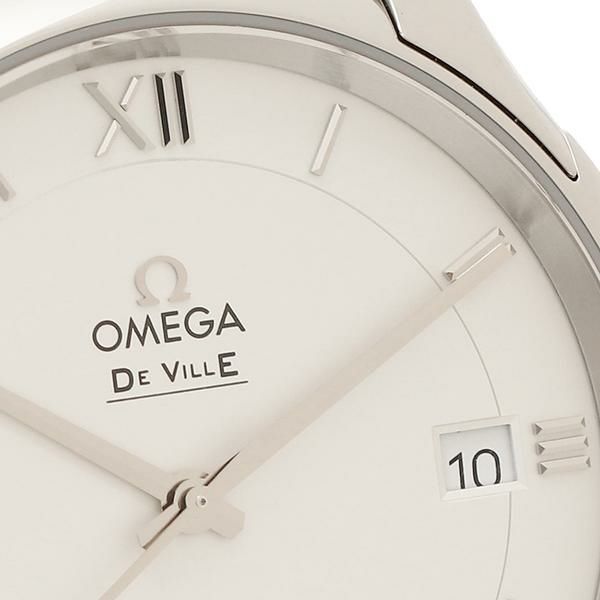 【5年保証】オメガ 時計 メンズ デ・ヴィルアワービジョン 41mm コーアクシャル自動巻 ホワイト ブラック OMEGA 433.13.41.21.02.001 レザー 詳細画像