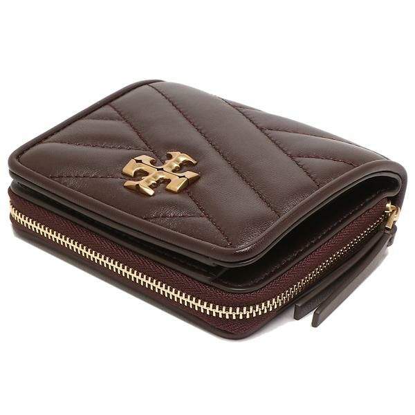 トリーバーチ 二つ折り財布 キラ ミニ財布 ブラウン レディース TORY BURCH 90344 616 詳細画像