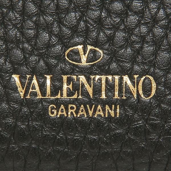 ヴァレンティノ カードケース フラグメントケース コインケース ロックスタッズ ブラック レディース VALENTINO GARAVANI P0605 VSH 0NO 詳細画像