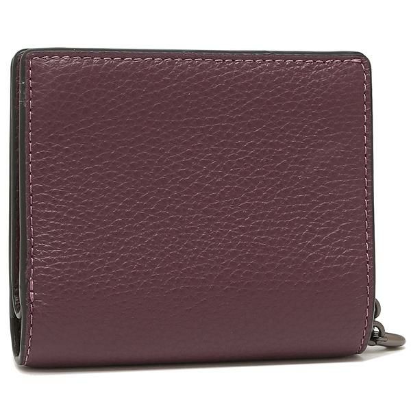 コーチ アウトレット 二つ折り財布 ミニ財布 パープル レディース COACH C2862 QBO7 詳細画像