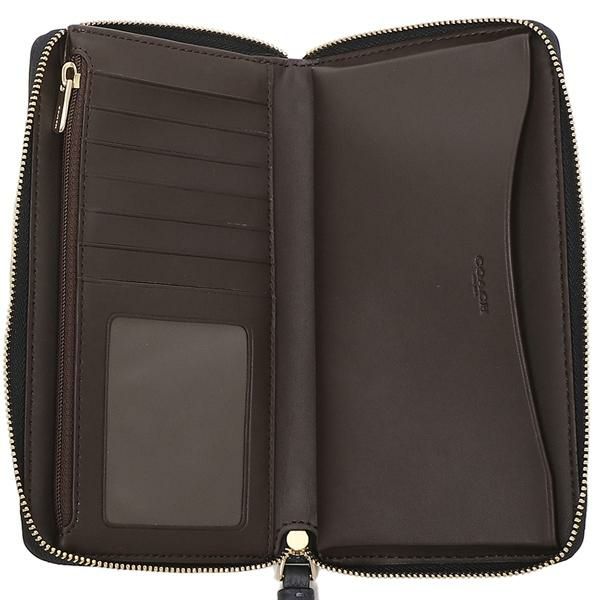 コーチ アウトレット 長財布 ネイビー レディース COACH C4111 IMBHP 詳細画像