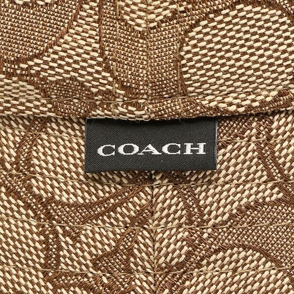 コーチ アウトレット 帽子 バケットハット シグネチャー ベージュ メンズ COACH C7982 KHA 詳細画像