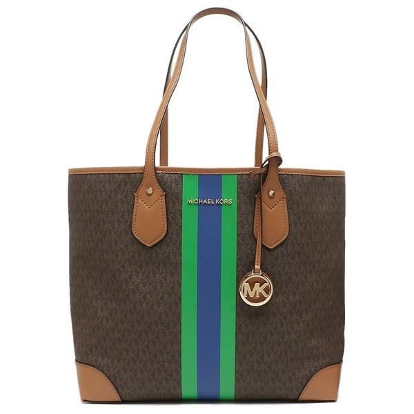 マイケルコース アウトレット トートバッグ エヴァ ブラウン グリーン レディース MICHAEL KORS 30F1GV0T3U PALM GREEN A4対応 詳細画像