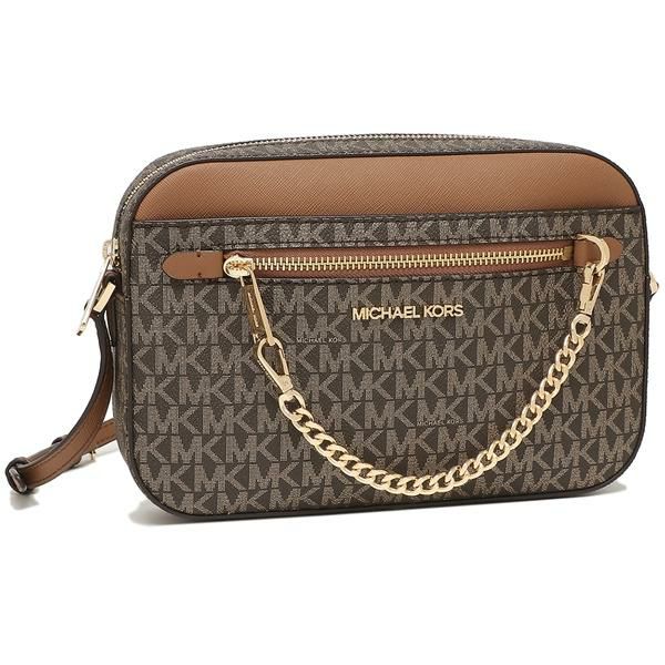 マイケルコース アウトレット ショルダーバッグ ジェットセット アイテム ブラウン レディース MICHAEL KORS 35F2GTTC9K BROWN GOLD