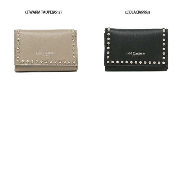 ジェイアンドエムデヴィッドソン 三つ折り財布 ミニ財布 レディース J&M DAVIDSON SFLW1XXSCXX 詳細画像