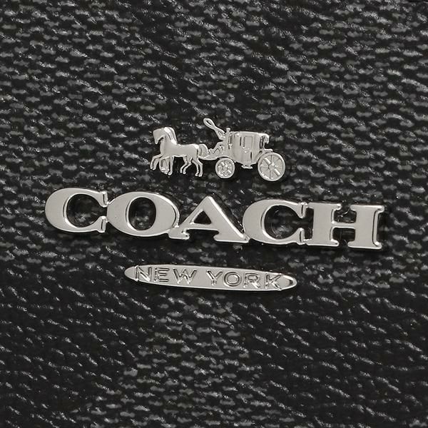 コーチ アウトレット 長財布 シグネチャー グレー ブラック レディース COACH C4452 SVTSQ 詳細画像