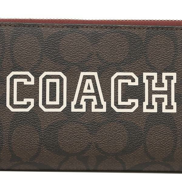 コーチ アウトレット 長財布 シグネチャー ブラウン ホワイト レディース COACH CB856 IMUOC 詳細画像