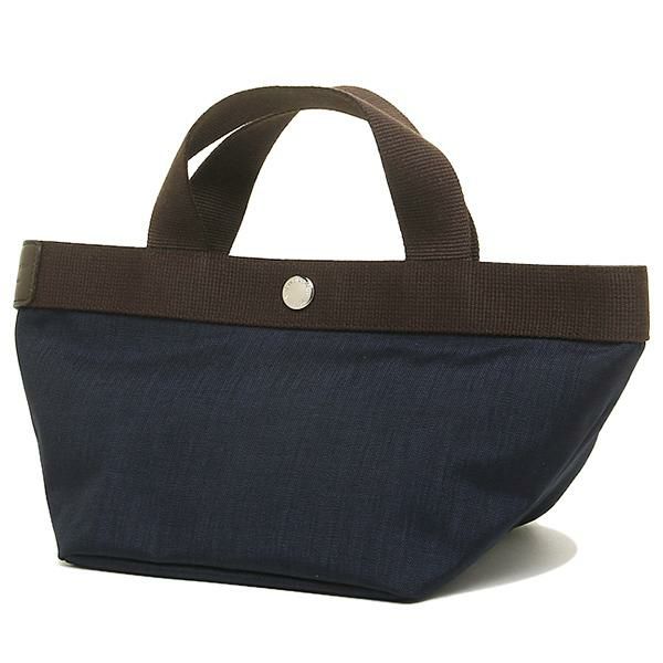 エルベシャプリエ Herve Chapelier レディース 701C 19N69 CORDURA S TOTE BAG トートバッグ NAVY/MOKA 詳細画像