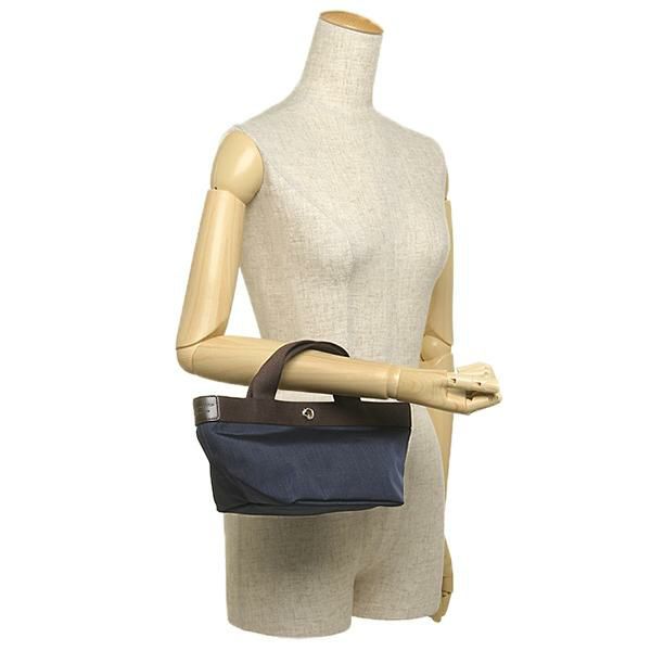 エルベシャプリエ Herve Chapelier レディース 701C 19N69 CORDURA S TOTE BAG トートバッグ NAVY/MOKA 詳細画像