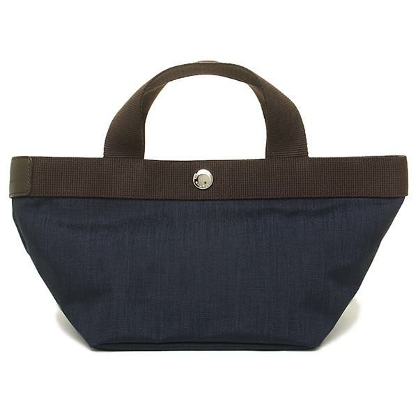 エルベシャプリエ Herve Chapelier レディース 701C 19N69 CORDURA S TOTE BAG トートバッグ NAVY/MOKA 詳細画像