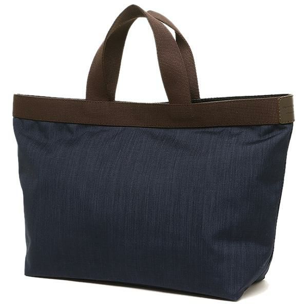 エルベシャプリエ Herve Chapelier レディース 704C 19N69 CORDURA M SQUARE TOTE BAG トートバッグ NAVY/MOKA 詳細画像