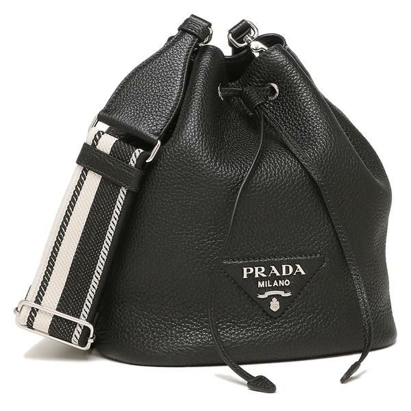 プラダ ショルダーバッグ バケットバッグ ブラック レディース PRADA 1BE060 2DKV 3OO F0002