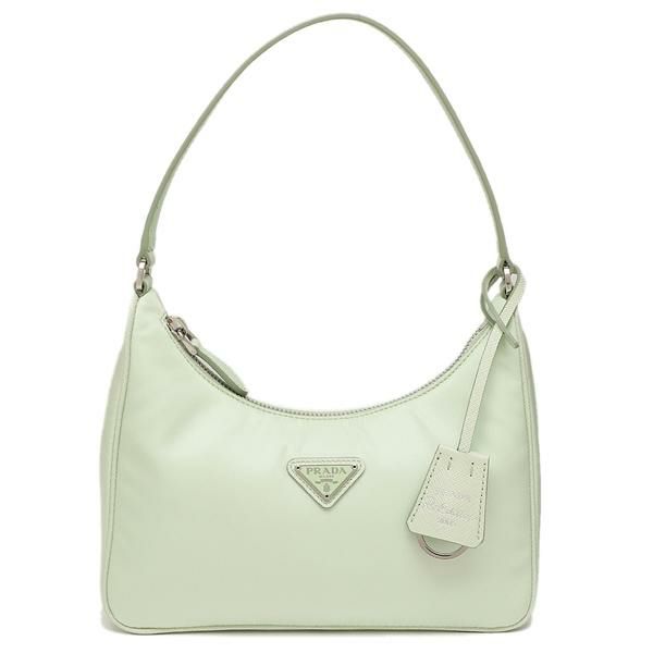 プラダ ハンドバッグ リエディション リナイロン トライアングルロゴ ミニバッグ グリーン レディース PRADA 1NE204 R064 F0934 詳細画像